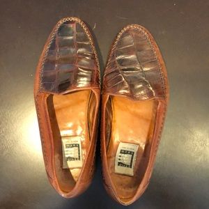 David Eden Alligator loafers